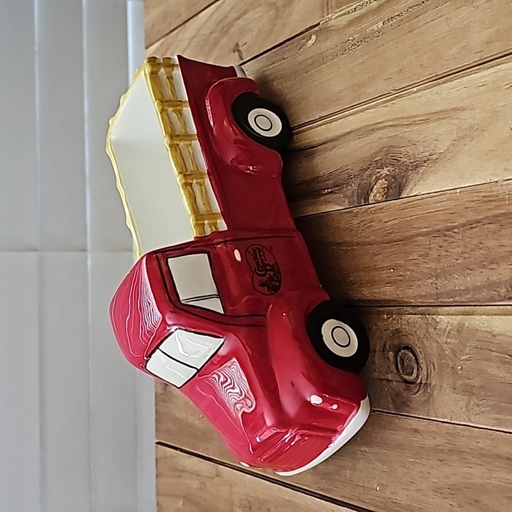 Cracker Barrel Red Truck - Sugar Packet Holder - Ornament